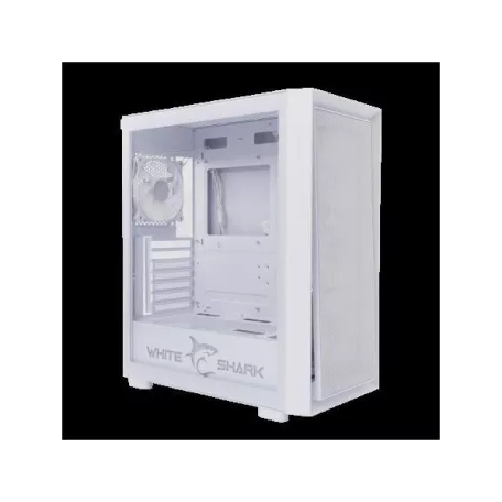 WHITE SHARK WARHEAD-3/W PC ház, E-ATX/ATX/M-ATX/ITX gamer, fehér