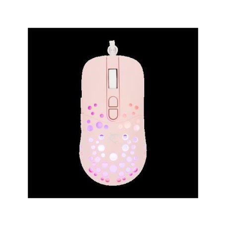 WHITE SHARK TRISTAN-P  WS GM-9004P vezetékes gamer egér 7D / 12000 dpi pink RGB