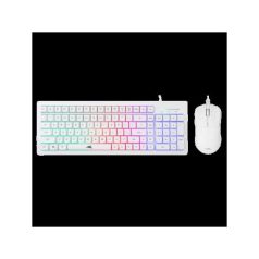   BARACUDA BGC-011W ORCA-W gamer combo fehér billentyűzet (memb. ang.) + egér