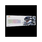 BARACUDA BGC-011W ORCA-W gamer combo fehér billentyűzet (memb. ang.) + egér