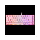 WHITE SHARK RONIN-P  WS GK-2201P-US  gamer billentyűzet, 68 gomb pink (angol)