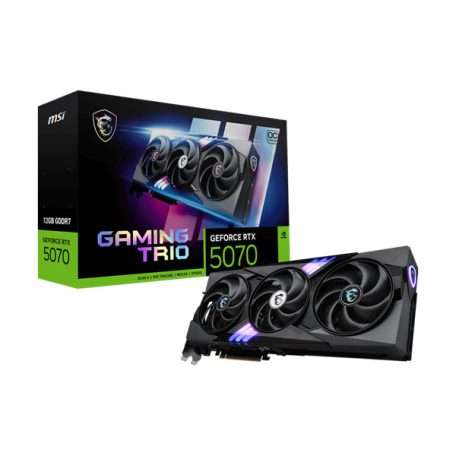 MSI Videokártya PCI-Ex16x nVIDIA RTX 5070 GAMING TRIO 12GB DDR7 OC
