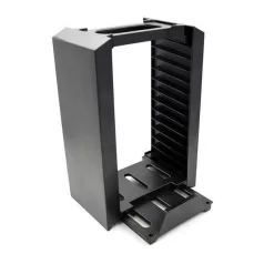   FROGGIEX PS4 Kiegészítő Töltő állomás + Játék tartó Fekete, FX-P4-C1-B