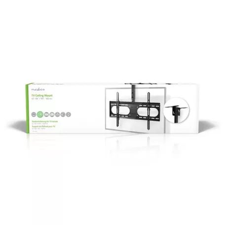 Nedis TVCM1350BK mennyezeti (plafonra szerelhető) TV / monitor állvány/tartó konzol, 42-65", dönthető, forgatható, 45kg