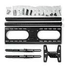 Nedis TVCM1350BK mennyezeti (plafonra szerelhető) TV / monitor állvány/tartó konzol, 42-65", dönthető, forgatható, 45kg