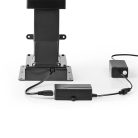 Nedis TVSM5840BK 37-80" LCD TV/Monitor motoros állvány (tartó konzol), állítható magasság 79 - 184 cm, Smart Wi-Fi, 60kg