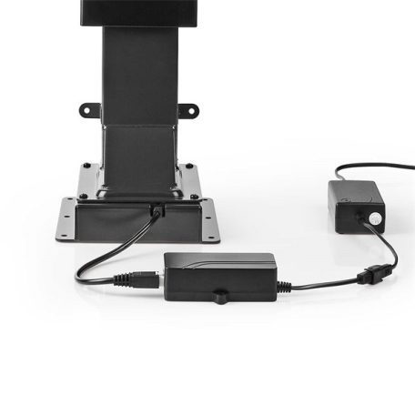 Nedis TVSM5840BK 37-80" LCD TV/Monitor motoros állvány (tartó konzol), állítható magasság 79 - 184 cm, Smart Wi-Fi, 60kg