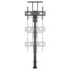 Nedis TVSM5840BK 37-80" LCD TV/Monitor motoros állvány (tartó konzol), állítható magasság 79 - 184 cm, Smart Wi-Fi, 60kg