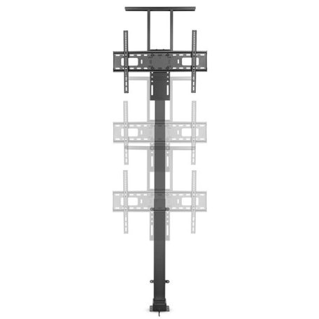 Nedis TVSM5840BK 37-80" LCD TV/Monitor motoros állvány (tartó konzol), állítható magasság 79 - 184 cm, Smart Wi-Fi, 60kg