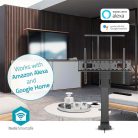 Nedis TVSM5840BK 37-80" LCD TV/Monitor motoros állvány (tartó konzol), állítható magasság 79 - 184 cm, Smart Wi-Fi, 60kg
