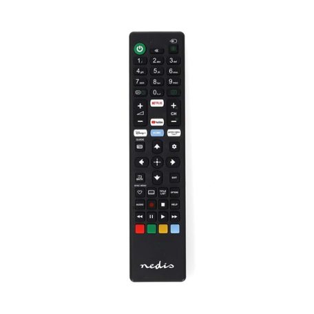 Nedis csere távirányító ,Sony ,Fix ,1 eszköz ,Amazon Prime , Disney+ , Netflix , YouTube gombok ,Infravörös ,Fekete