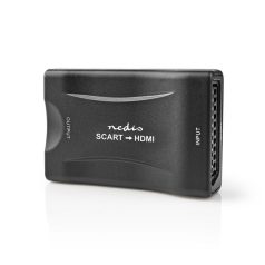   Nedis videó konverter VCON3463BK, SCART bemenet, HDMI kimenet 1080p