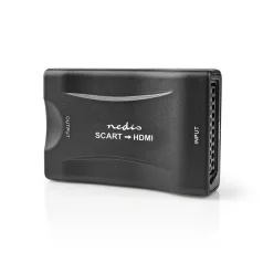   Nedis VCON3463BK (converter) videó konverter, SCART bemenet, HDMI kimenet 1080p