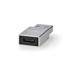   Nedis CCGB60925GY USB A - USB C adapter, USB3.2 dugó - USB-C aljzat, 5 Gbps, (USB3.1, USB3.0, USB2.0)