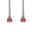Nedis CCGL85220GY05 UTP / FTP Cat6 patch kábel, RJ45 aranyozott érintkezők, 10/100/1000 Mbit/s, hossz 0.5m
