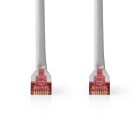 Nedis CCGL85220GY50 UTP / FTP Cat6 patch kábel, RJ45 aranyozott érintkezők, 10/100/1000 Mbit/s, hossz 5m
