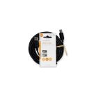 Nedis CCGL60100BK50 USB2.0, USB A - B kábel, 10W, hossz 5m