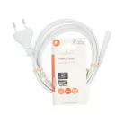 Nedis CEGL11040WT20 tápkábel IEC-320-C7, 2 x 0.75 mm, hossz 2m, fehér