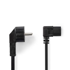  Nedis CEGL10020BK20 táp kábel IEC-320-C13, 3 x 0.75 mm, pipa csatlakozó, hossz 2m