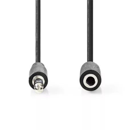 Nedis CAGL22050BK30 3,5mm jack hosszabító hábel, 3,5mm sztereo jack dugó - 3,5mm sztereo jack aljzat, hossz 3m