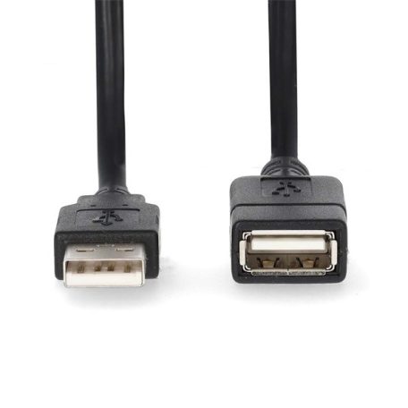 Nedis CCGL60010BK10 USB hosszabító / toldó kábel, USB2.0, hossz: 1m