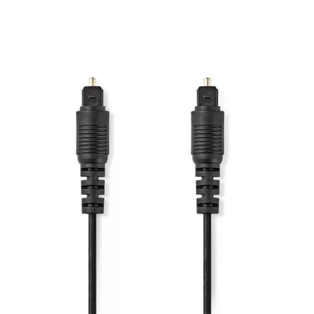 Nedis CAGL25000BK10 optikai audió kábel, TosLink dugó, hossz 1m