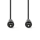 Nedis CAGL25000BK20 optikai audio kábel, TosLink dugó, hossz 2m