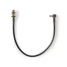 Nedis SMA kábel, SMA aljzat - TS9, 50 Ohm, 0.20m, CSGB02125BK02