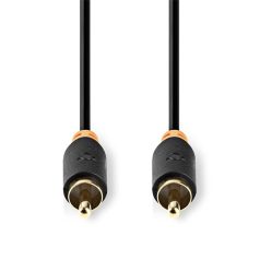   Nedis CABW24170AT20 digitális koax kábel, 2 x aranyozott RCA, hossz 2m