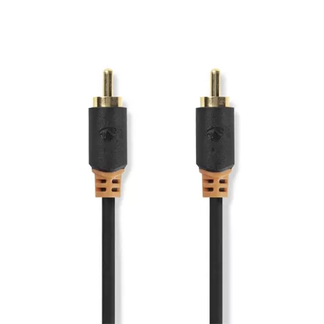 Nedis CABW24170AT20 digitális koax kábel, 2 x aranyozott RCA, hossz 2m