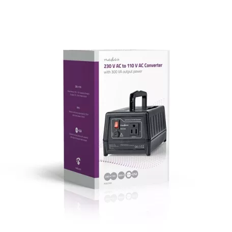 Nedis POCO102 tápegység, feszültség átalakító, konverter 230 V AC - 110V AC 300W, USA
