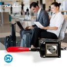 NEDIS SHRE110BKA4 igazolványkép vágó, vágási méret 35 x 45 mm, fekete / piros súly: 510 gramm