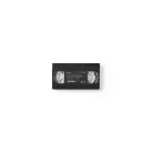 Nedis CLTP100BK fejtisztító szalag, VHS fejek, fekete