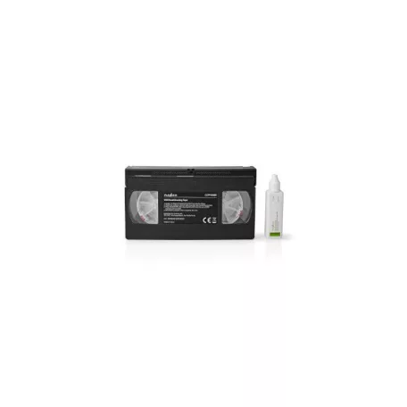 Nedis CLTP100BK fejtisztító szalag, VHS fejek, fekete