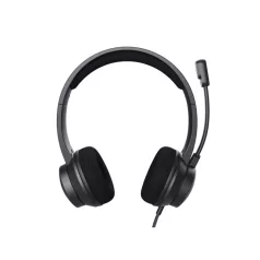   TRUST 25089 Ayda USB vezetékes fejhallgató zajszűrős mikrofonnal – fekete