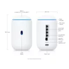 UBiQUiTi Dream Router TriBand 3x2,5Gbps (LAN) 1xPOE Out + 2xWAN (SFP+, RJ45), WiFi7, Asztali - UDR7