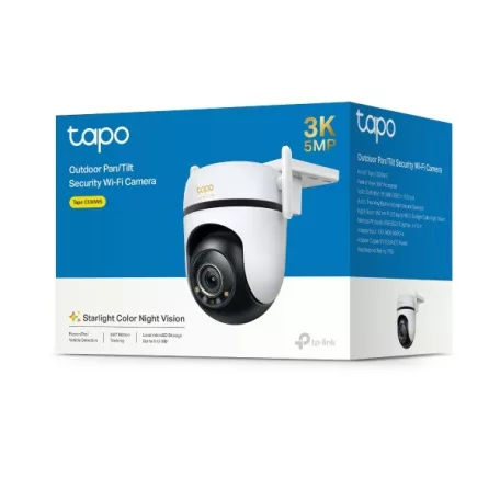 TP-LINK Wireless Kamera Cloud kültéri forgatható színes éjjellátó, TAPO C530WS