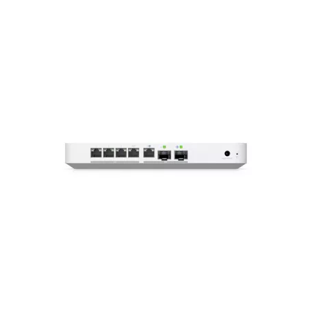 UBiQUiTi Vezetékes Router Gateway 4x2,5Gbit + 1x10Gbps SFP+ (LAN) + 1x10Gbit (SFP+/LAN) (WAN), Asztali - UXG-FIBER