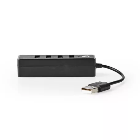 Nedis UHUBU2420BK 4 portos USB2.0 HUB