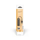 Nedis UHUBU2420BK 4 portos USB2.0 HUB