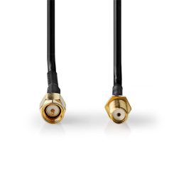 Nedis SMA kábel, 50 Ohm, 1m, CSGL02010BK10