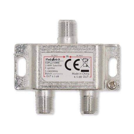 Nedis F elosztó, 5 - 2400 MHz | 6,5 dB, SSPL210ME