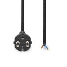 Nedis porszívó tápkábel, 7m, CEE 7/17, H05VV-F 2x0.75, CEGL11940BK70