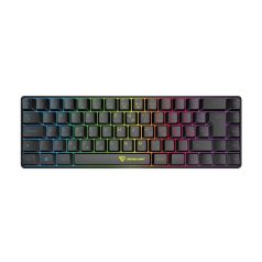   SILVERLINE gamer vezetékes billentyűzet, kompakt, RGB világítás, HU