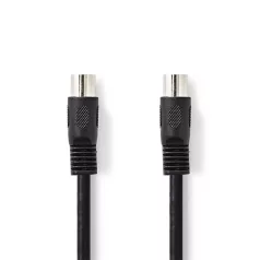   Nedis CAGL20000BK30 DIN audio kábel, DIN 5 tűs dugó, Nikkelezett, 3 m