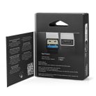 Nedis CCTB60925AL USB-A adapter, USB 3.2 Gen 1, USB-A férfi, USB-C™ anya, 5 Gbps,  kerek,  Nikkelezett, Ezüst