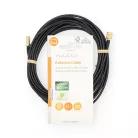 Nedis CSGL02210BK50 SMA kábel, RP SMA férfi, RP SMA női, Aranyozott, 50 Ohm, Egyetlen árnyékolt, 5,00 m, kerek