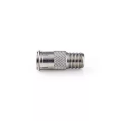   Nedis CSGP41956ME műholdas és antenna adapter, 10 db, F Férfi Gyors, F Nő,  Nikkelezett, 75 Ohm,  Egyenes, Fém, Ezüs