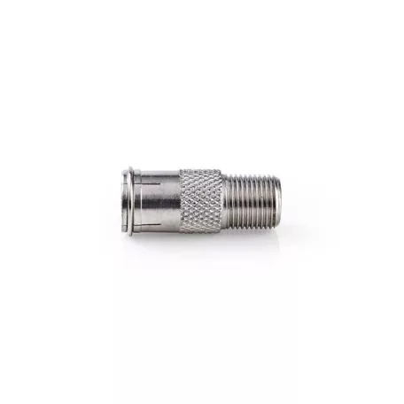 Nedis CSGP41956ME műholdas és antenna adapter, 10 db, F Férfi Gyors, F Nő,  Nikkelezett, 75 Ohm,  Egyenes, Fém, Ezüs