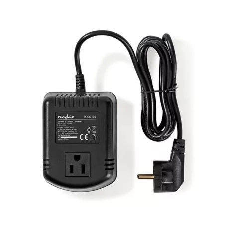 Nedis POCO105 tápegység, feszültség átalakító, konverter, 230V - 110V, 0,9A, 70 W, USA